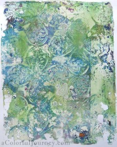 A Colorful Workshop: Gelli Printing with Carolyn Dube