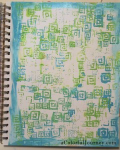 Random Squares Stencil by Jessica Sporn at Stencil Girl 