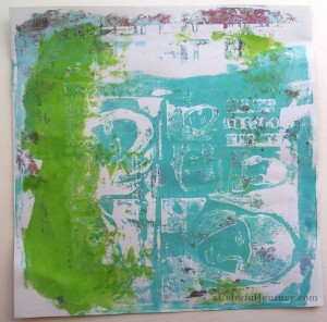 Gelli Plate print