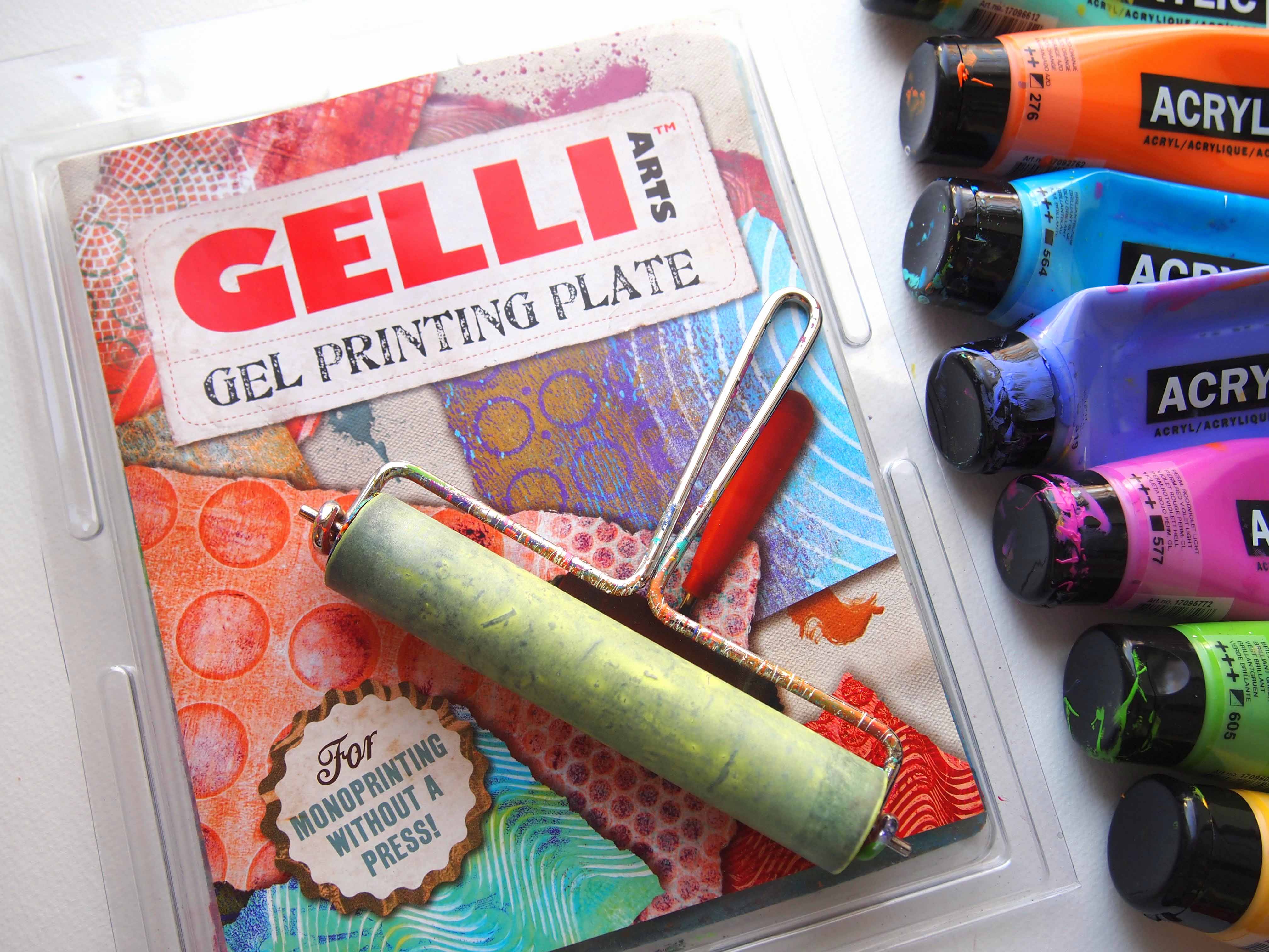 A Colorful Workshop Gelli Printing Carolyn Dube