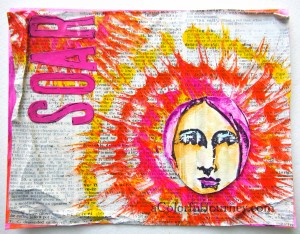 Video tutorial for A Colorful Gelli Print Party with Carolyn Dube