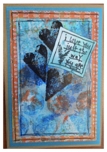 June Colorful Gelli Print Party Check In