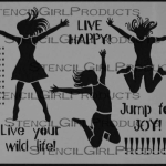 Jump for Joy By Jessica Sporn for Stencil Girl Products