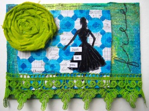 video tutorial using Andrew Borloz's stencil from StencilGirl Products by Carolyn Dube