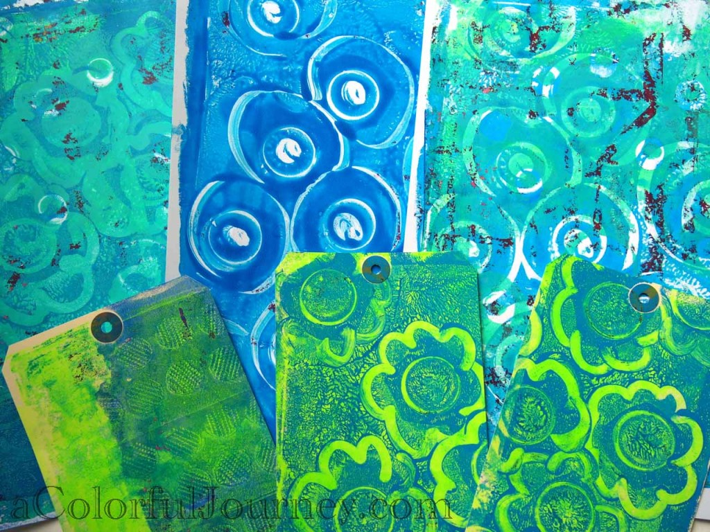 Gelli Printing Video for A Colorful Gelli Print Party with Carolyn Dube