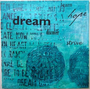 Step-by-step using Mary Nasser's stencil from StencilGirl Products by Carolyn Dube