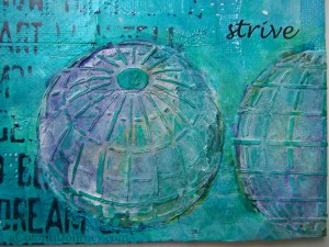 Step-by-step using Mary Nasser's stencil from StencilGirl Products by Carolyn Dube