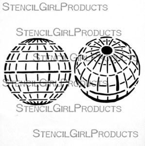 Mary Nasser's stencil for StencilGirl Products