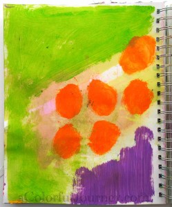 Video tutorial using Xryon adhesives and Kleenex in an art journal by Carolyn Dube with a few stencils too