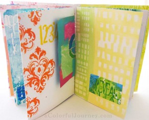 Stenciled Journal Workshop with Carolyn Dube