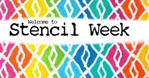 Stencil videos and giveaways during Stencil Week with Carolyn Dube