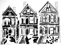 stencil-trio-houses-carolyn-dube