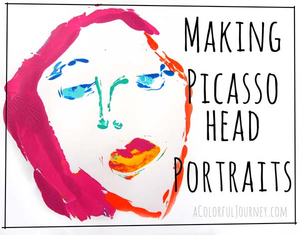 Fun video making Picasso style portraits on the Gelli Plate!