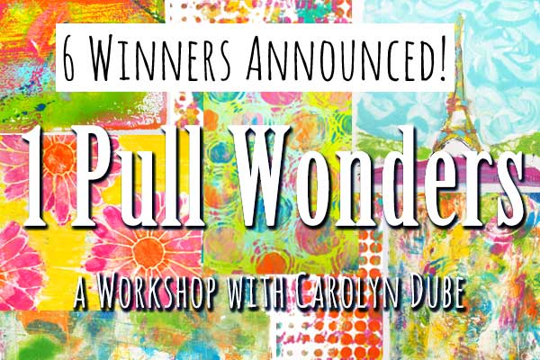 One Pull Wonders Gelli Printing Workshop with Carolyn Dube