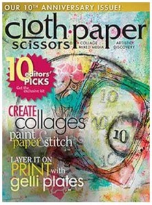 I'm published in Cloth Paper Scissors!