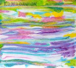 Magically Marbled Papers Workshop at Artiscape with Carolyn Dube