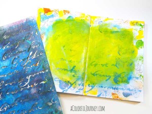 Healing through art journaling - I share a very private page from start to finish