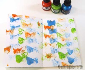 Healing through art journaling - I share a very private page from start to finish