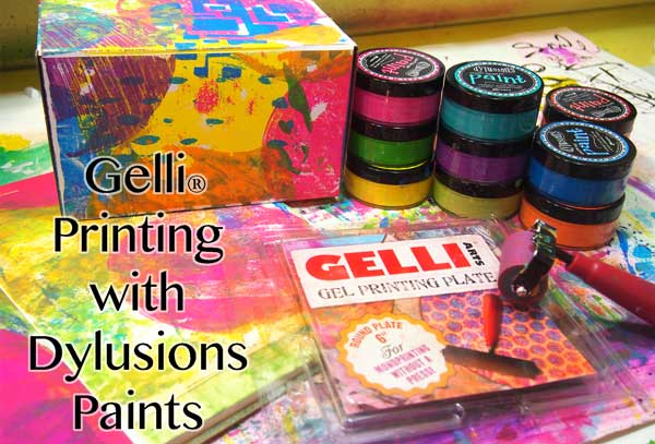 Gel Printing Fabric - Carolyn Dube