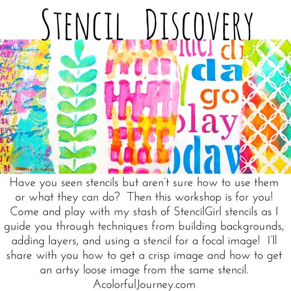 Stencil Discovery Workshop with Carolyn Dube