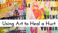 Video sharing how I used art to to heal a hurt that came from feeling very vulnerable.