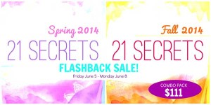 Flashback Sale of 21 Secrets!