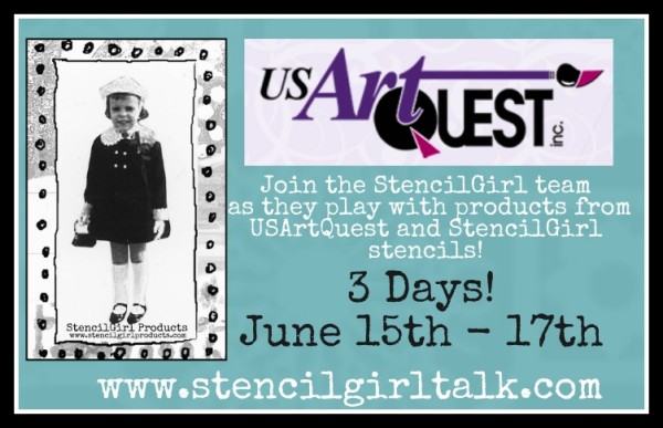 USArtQuest and StencilGirl Fun!