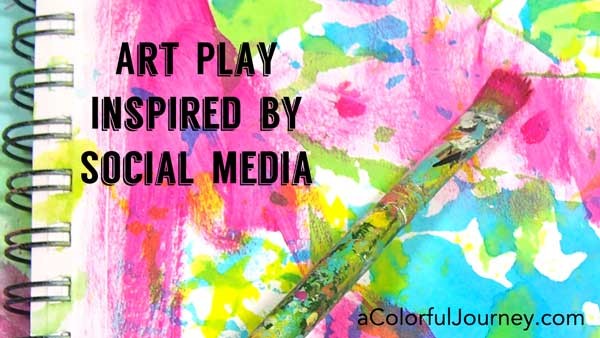 I'm playing and sharing how social media inspired my play! Click on over and join the fun! 