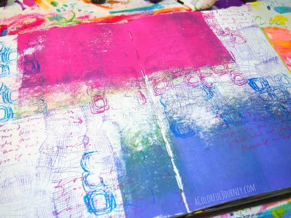 Using Deli Paper in my Art Journal - Carolyn Dube