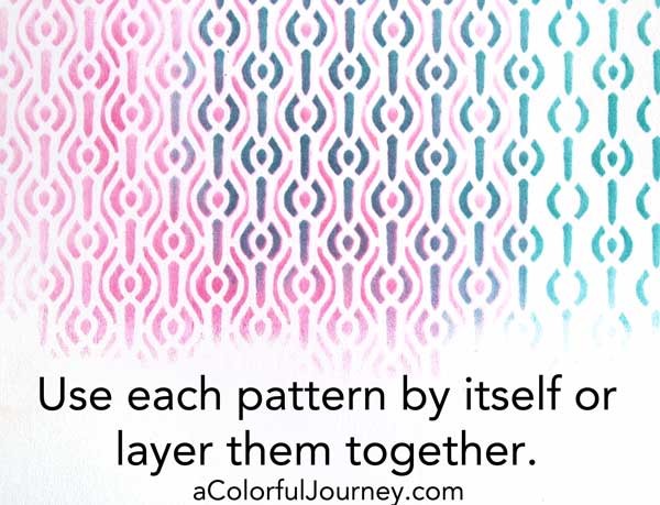 Layering stencils make it so easy!  Video showing how to quickly create detailed patterns with Layer Me stencils from StencilGirl Products! 