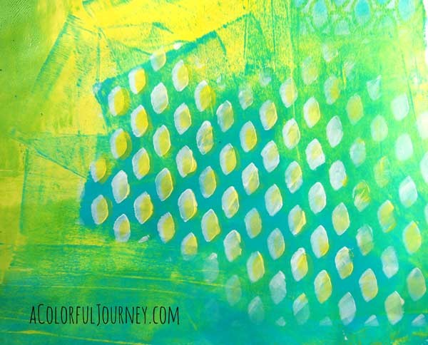 I've created a video showing how I used Gelli® printing as a starting point to create stenciled papers