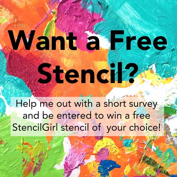 Want to win a free stencil?  