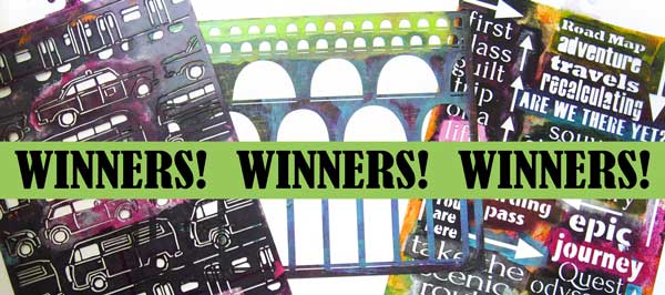 Winners of new stencils!