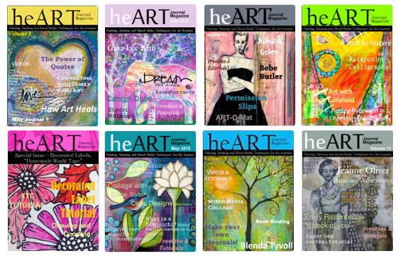 heART Journal Magazine Giveaway Winner and More! - Carolyn Dube