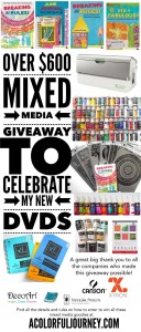 $600+ Mixed media giveaway celebrating Carolyn Dube's new DVD release!
