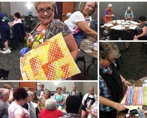 Stenciling and mixed media workshops with Carolyn Dube at Stampaway