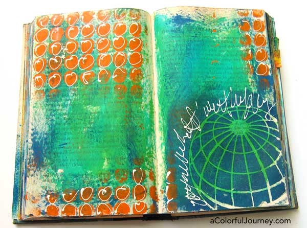 Carolyn's made a video playing with the Groove Tool in an altered book!