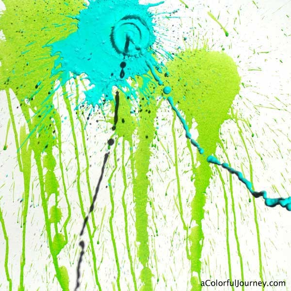 She's got a video showing a fun way to use up every last drop of paint in the tube!