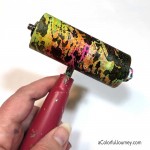 A colorful brayer