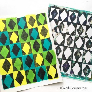 How to Use Bold Pattern Stencils - Carolyn Dube