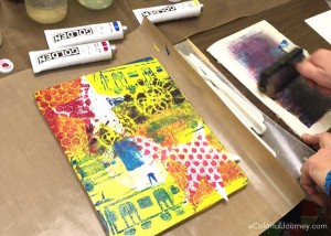 Artful play at Simply Said Rubber Stamps with Carolyn Dube