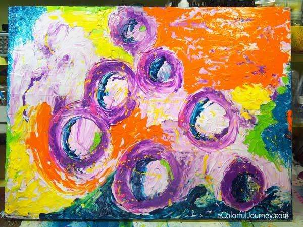 Paint Pouring Palooza in person workshop - Carolyn Dube