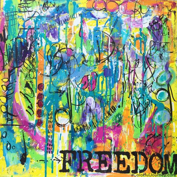 Finding the freedom when my art sucks...stinks...is absolutely no good by Carolyn Dube