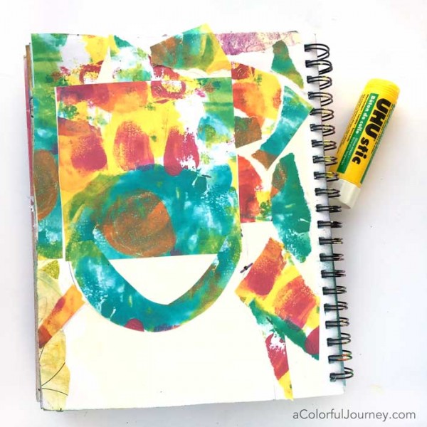 Starting an Art Journal Page with a Spark video tutorial by Carolyn Dube