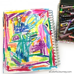 Art Journal technique that will bring out the kid in you!