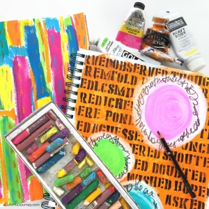 Art Journaling FUNdamentals Workshop with Carolyn Dube