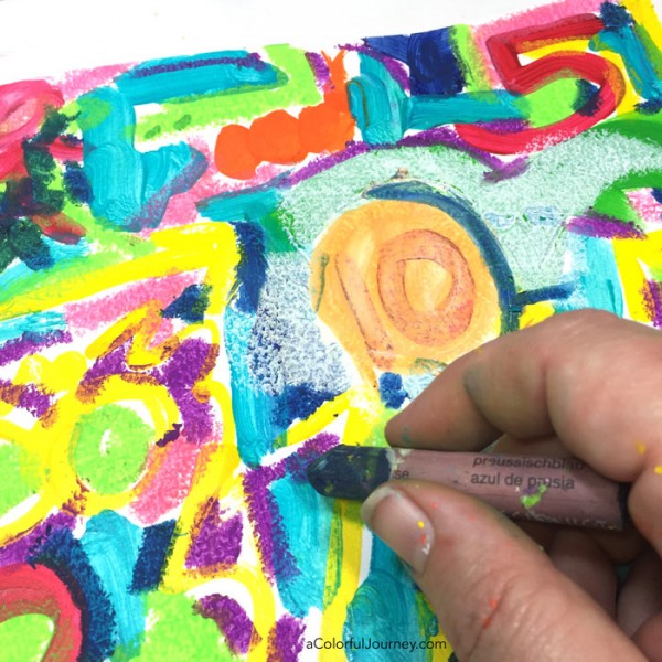 In this art journaling video, I prove beyond a shadow of a doubt that drawing skill is not a prerequisite of having fun while playing!