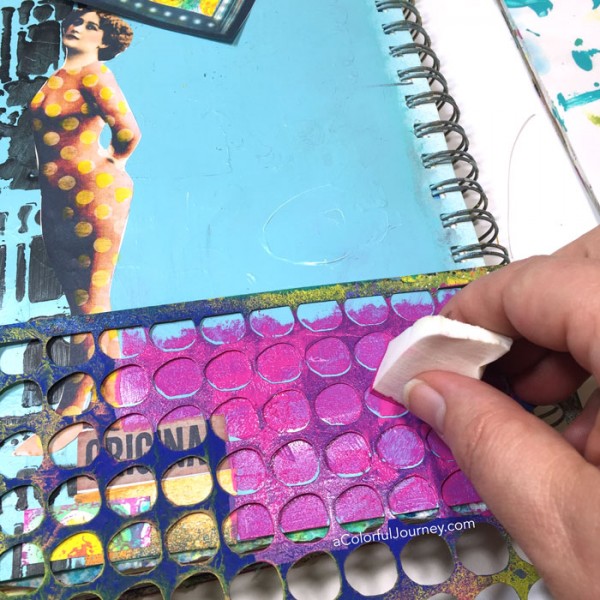 Using Deli Paper in my Art Journal - Carolyn Dube