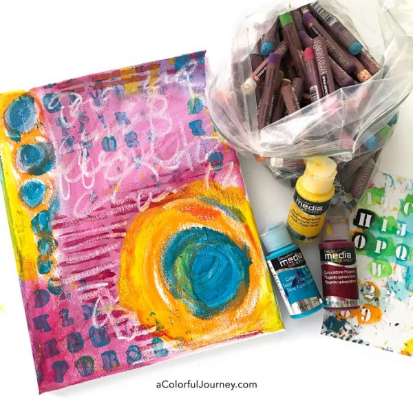 How to play and create a stenciled canvas