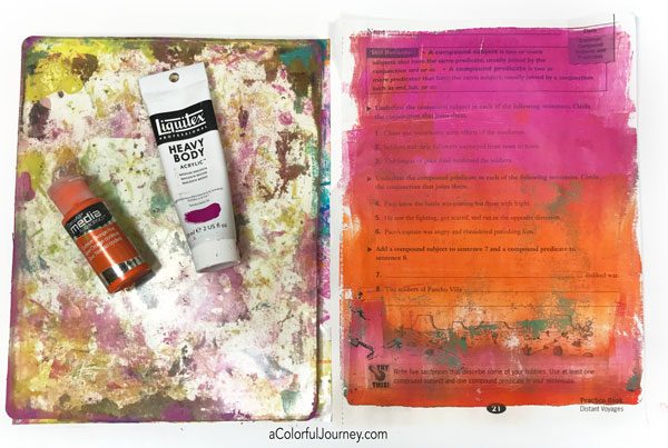 What you need to get started gel printing tutorial by Carolyn Dube